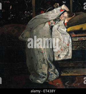 George Hendrik Breitner Ragazza in un kimono bianco Foto Stock