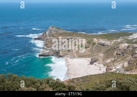 Dias Beach e il Capo di Buona Speranza a ovest di Cape Point Foto Stock