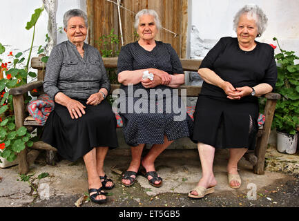 Bella e antica onorevoli a Avdou village, Hersonissos comune, Heraklion, Creta, Grecia Foto Stock