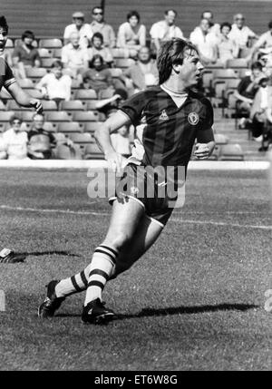 Steve McMahon, Aston Villa Football Player, 1983-1985. La pre stagione amichevole, 15 agosto 1983. Foto Stock