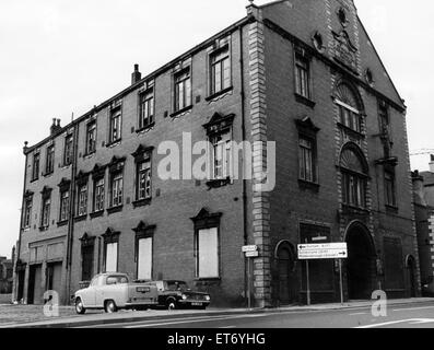 Giubileo Hall, Leeds Street, Stockton, 12 ottobre 1972. Ha acquistato un anno fa da Stockton YMCA. Una volta posseduto da Stockton Società Cooperativa. Foto Stock