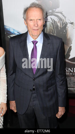 Premiere di 'American Sniper' atJazz presso il Lincoln Center - Frederick P. Rose Hall - tappeto rosso arrivi con: Clint Eastwood dove: la città di New York, New York, Stati Uniti quando: 15 Dic 2014 Credit: PNP/WENN.com Foto Stock