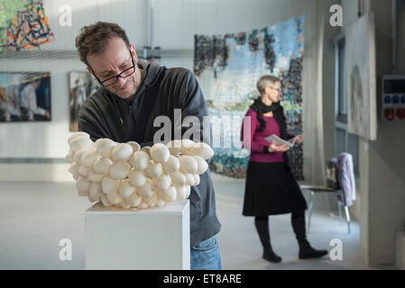 Matura in un museo di arte, Baviera, Germania Foto Stock