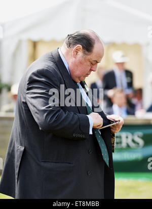 Southampton Sussex Regno Unito 12 Giugno 2015 - Sir Nicholas Soames MP a sud dell'Inghilterra mostrano in Southampton oggi partito conservatore britannico membro del Parlamento europeo per la circoscrizione di Mid Sussex e nipote di Sir Winston Churchill Credito: Simon Dack/Alamy Live News Foto Stock