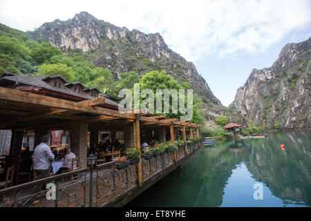 Canyon Matka Hotel Ristorante Skopje Macedonia Foto Stock