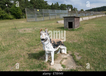 Geisa, Germania, installazione di confine del punto alfa memorial Foto Stock