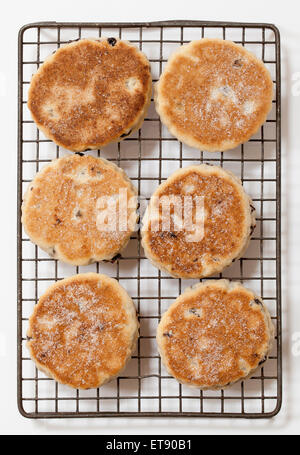 Torte gallesi o Welshcakes (o foto) - un cibo tradizionale delicatezza nel Galles Foto Stock
