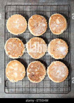 Torte gallesi o Welshcakes (o foto) - un cibo tradizionale delicatezza nel Galles Foto Stock