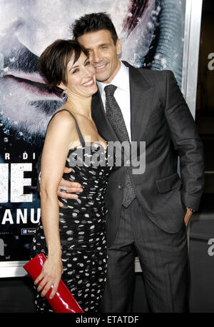 Wendy Moniz e Frank Grillo Foto Stock