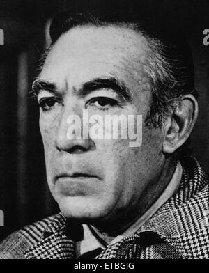 Attore Anthony Quinn, Ritratto, circa 1960 Foto Stock