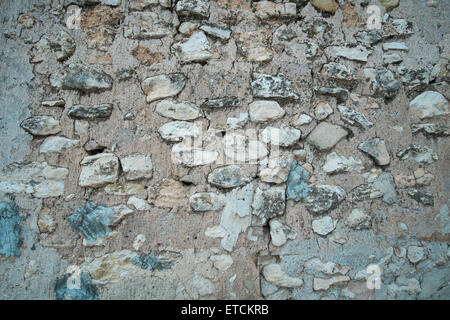 Telaio completo di prendere un vecchio muro di pietra Foto Stock