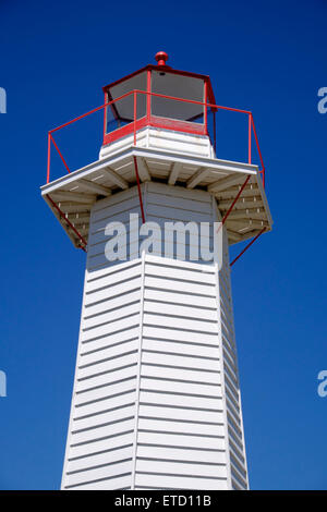 Vecchio Cleveland Point Lighthouse, Queensland, Australia Foto Stock