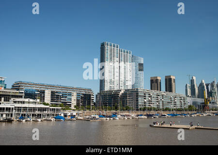 Sbarco dei Traghetti, a Puerto Madero Buenos Aires Foto Stock