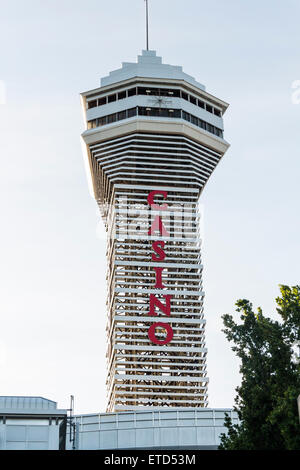 Torre di Casino Niagara in Niagara Falls, Ontario Foto Stock