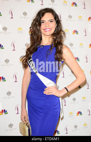 Miss Universo 2015 premere giuncata a Miami International Crown Plaza hotel dotato di: Miss Egitto Lara Debbane dove: Miami, Florida, Stati Uniti quando: 20 Gen 2015 Credit: Fotografia JLN/WENN.com Foto Stock