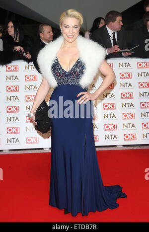 La televisione nazionale Awards (NTA) 2015 tenutasi presso l'O2 - arrivi con: Hannah Waddingham dove: Londra quando: 21 Gen 2015 Credit: Lia Toby/WENN.com Foto Stock