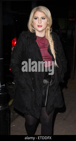 Meghan Trainor nella foto che arrivano alla Radio 2 studio per un colloquio sulla Chris Evans Breakfast presentano: Meghan Trainor dove: Londra, Regno Unito quando: 23 Gen 2015 Credit: Mario Mitsis/WENN.com Foto Stock