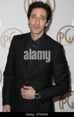 Celebrità frequentare i produttori Guild of America's 26 produttori annuale Guild Awards a Hyatt Regency Century Plaza. Dotato di: Adrien Brody dove: Los Angeles, California, Stati Uniti quando: 24 Gen 2015 Credit: Brian A/WENN.com Foto Stock