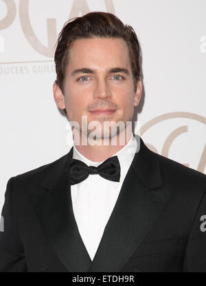 Celebrità frequentare i produttori Guild of America's 26 produttori annuale Guild Awards a Hyatt Regency Century Plaza. Dotato di: Matt Bomer dove: Los Angeles, California, Stati Uniti quando: 24 Gen 2015 Credit: Brian A/WENN.com Foto Stock