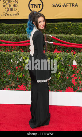 Ventunesima edizione SAG Awards nel Santuario Exposition Center - Arrivi con: Lorelei Linklater dove: Los Angeles, California, Stati Uniti quando: 25 Gen 2015 Credit: Brian A/WENN.com Foto Stock