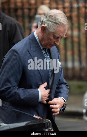 Il Principe di Galles e la duchessa di Cornovaglia visita tecnica lavoratori Guild su Queen Square. Dotato di: Prince Charles, Principe di Galles dove: Londra, Regno Unito quando: 05 Feb 2015 Credit: Daniel Deme/WENN.com Foto Stock