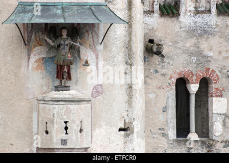 San Michele Cappella, Engelsburg, Neustift vicino a Bressanone, Bressanone, Alto Adige, Italia, Europa Foto Stock