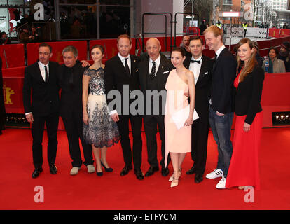 Il sessantacinquesimo Festival del Cinema di Berlino (Berlinale) - "13 Minuti" (Elser) - Premiere con: Katharina Schüttler, Johann von Bülow, Christian Friedel, Oliver Hirschbiegel Dove: Berlino, Germania Quando: 12 Feb 2015 Credit: Brian Dowling/WENN.com Foto Stock