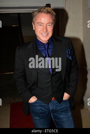 Ex Irlanda Internazionale di Rugby capitano Keith Wood onorato a annuale di fondi in Irlanda Rugby pranzo presso il Shelbourne Hotel dotato di: Michael Flatley dove: Dublino, Irlanda quando: 13 Feb 2015 Credit: WENN.com Foto Stock