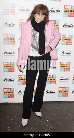 Il NME Awards alla Brixton Academy - Arrivi con: Chrissie Hynde dove: Londra, Regno Unito quando: 18 Feb 2015 Credit: WENN.com Foto Stock