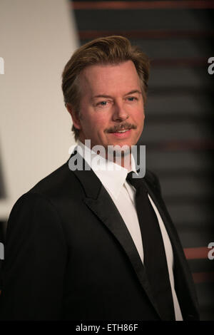 Celebrità frequentare 2015 Vanity Fair Oscar Party a Wallis Annenberg Centro per le Arti dello Spettacolo con il Municipio di Beverly Hills. Dotato di: David Spade dove: Los Angeles, California, Stati Uniti quando: 22 Feb 2015 Credit: Brian A/WENN.com Foto Stock