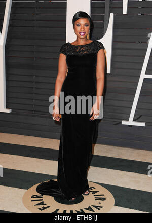 La 87th Oscar annuali - Vanity Fair Oscar Party a Wallis Annenberg Center for the Performing Arts e la Beverly Hills City Hall - Arrivi con: Jennifer Hudson dove: Beverly Hills, in California, negli Stati Uniti quando: 22 Feb 2015 Credit: Brian Dowling/WENN.com Foto Stock