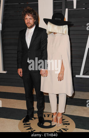 La 87th Oscar annuali - Vanity Fair Oscar Party a Wallis Annenberg Center for the Performing Arts e la Beverly Hills City Hall - Arrivi con: ISA Dove: Beverly Hills, in California, negli Stati Uniti quando: 22 Feb 2015 Credit: Brian Dowling/WENN.com Foto Stock