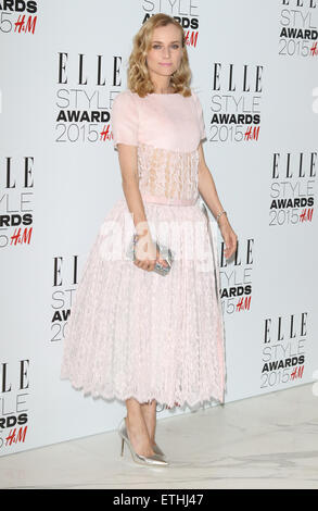 Il 2015 Elle Style Awards a Sky Garden, 20 Fenchurch Street, Londra dotata: Diane Kruger dove: Londra, Regno Unito quando: 24 Feb 2015 Credit: WENN.com Foto Stock