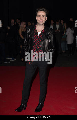 Brit Awards Universal Afterparty presso il vecchio ufficio di smistamento - Arrivi. Dotato di: Nick Grimshaw dove: Londra, Regno Unito quando: 25 Feb 2015 Credit: Daniel Deme/WENN.com Foto Stock