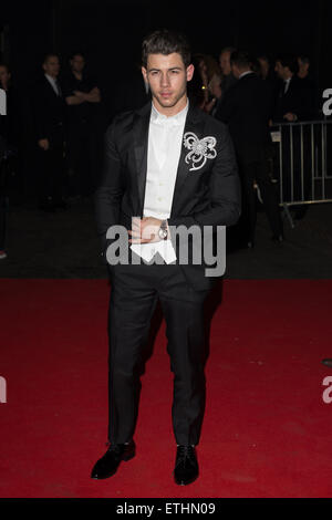 Brit Awards Universal Afterparty presso il vecchio ufficio di smistamento - Arrivi. Dotato di: Nick Jonas dove: Londra, Regno Unito quando: 25 Feb 2015 Credit: Daniel Deme/WENN.com Foto Stock