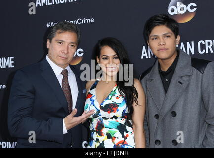 Premiere di ABC "crimine americano' a Ace Hotel - Arrivi con: atmosfera dove: Los Angeles, California, Stati Uniti quando: 28 Feb 2015 Credit: Guillermo Proano/WENN.com Foto Stock