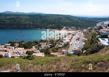 Cala Montgó. In Spagna, in Catalogna, provincia di Girona, Baix Empordà, Torroella de Montgrí. Foto Stock