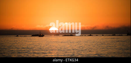 Sunrise a Kaikoura, South Island, in Nuova Zelanda. Foto Stock