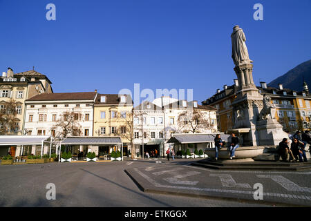 Italia, alto Adige, Bolzano (Bolzano), Piazza Walther Foto Stock