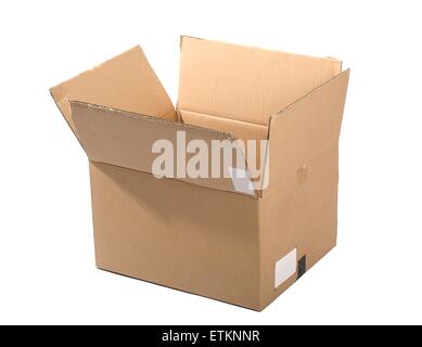 Scatola di cartone Foto Stock