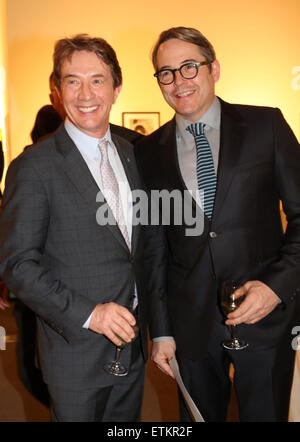 Guild Hall l'Accademia delle Arti 2015 Lifetime Achievement Award la cena da Sotheby's offre: Martin Short, Matthew Broderick dove: New York New York, Stati Uniti quando: 09 Mar 2015 Credit: IZZY/WENN.com Foto Stock