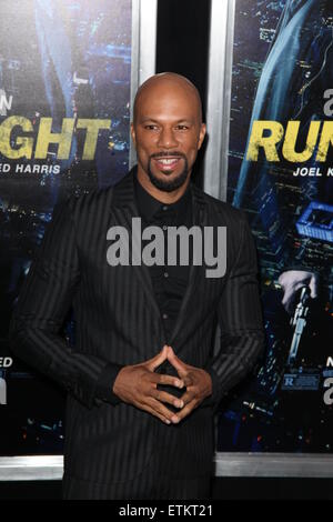 New York premiere di 'eseguire tutta la notte' a AMC Lincoln Square - Arrivi con: Comune dove: la città di New York, New York, Stati Uniti quando: 10 Mar 2015 Credit: PNP/WENN.com Foto Stock