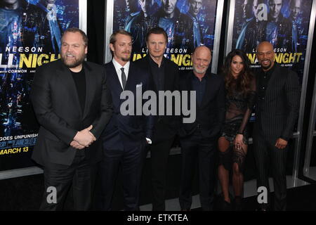 New York premiere di 'eseguire tutta la notte' a AMC Lincoln Square - Arrivi con: Vincent D'Onofrio, Joel Kinnamam, Liam Neeson, Ed Harris, Genesis Rodriguez, comune dove: la città di New York, New York, Stati Uniti quando: 10 Mar 2015 Credit: PNP/WENN.com Foto Stock