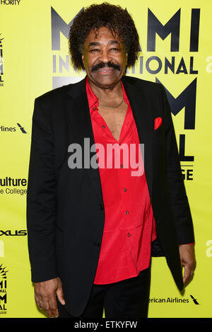 Qfip screening di 'Il Record Man' - Arrivi con: Singer George McCrae dove: Miami Beach, Florida, Stati Uniti quando: 10 Mar 2015 Credit: Johnny Louis/WENN.com Foto Stock