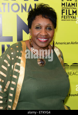 Qfip screening di 'Il Record Man' - Arrivi con: Singer Anita Ward dove: Miami Beach, Florida, Stati Uniti quando: 10 Mar 2015 Credit: Johnny Louis/WENN.com Foto Stock