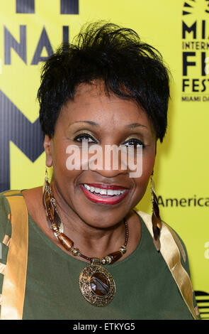 Qfip screening di 'Il Record Man' - Arrivi con: Singer Anita Ward dove: Miami Beach, Florida, Stati Uniti quando: 10 Mar 2015 Credit: Johnny Louis/WENN.com Foto Stock