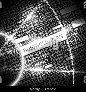 BUSINESS PLAN Illustrazione Vettoriale