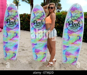 Victoria Secret PINK Nation ospita Ultimate Spring Break Bash con: Rachel Hilbert dove: Miami Beach, Florida, Stati Uniti quando: 14 Mar 2015 Credit: Johnny Louis/WENN.com Foto Stock