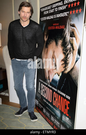 Nikolaj Coster-Waldau a photocall per il suo prossimo film, 'una seconda opportunità" presso il Corinthia Hotel London offre: Nikolaj Coster-Waldau dove: Londra, Regno Unito quando: 17 Mar 2015 Credit: WENN.com Foto Stock