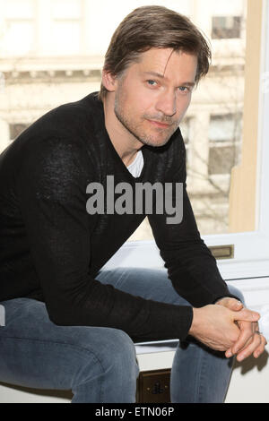 Nikolaj Coster-Waldau a photocall per il suo prossimo film, 'una seconda opportunità" presso il Corinthia Hotel London offre: Nikolaj Coster-Waldau dove: Londra, Regno Unito quando: 17 Mar 2015 Credit: WENN.com Foto Stock